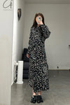 SAMUEL GUI YANG Long Skirt AW22DR01-2 Petals AW22DR01
